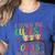 I Teach The Cutest Owls Christmas Or Teachers Day Women's Heather T-Shirt Heather True Royal