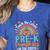 I Teach The Cutest Pre-K Pumpkin Teacher Student Halloween Women's Heather T-Shirt Heather True Royal I Teach The Cutest Pre-K Pumpkin Teacher Student Halloween Women's Heather T-Shirt Heather True Royal