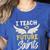 I Teach Future Saints Catholic Educator Teacher Women's Heather T-Shirt Heather True Royal I Teach Future Saints Catholic Educator Teacher Women's Heather T-Shirt Heather True Royal
