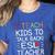 I Teach Kids To Talk Back ESL ESOL Teacher School Team Group Women's Heather T-Shirt Heather True Royal