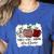 Teach Love Inspire Pre-k Teacher Apple Leopard Red Plain Women's Heather T-Shirt Heather True Royal