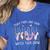 Teach Them Love Them Watch Them Grow Ballet Dance Teacher Women's Heather T-Shirt Heather True Royal