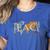 Teach Peace Teacher Teacher Women's Heather T-Shirt Heather True Royal Teach Peace Teacher Teacher Women's Heather T-Shirt Heather True Royal