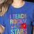 I Teach Rockstars Band Vibes Teacher Rocks My Music Teaching Women's Heather T-Shirt Heather True Royal I Teach Rockstars Band Vibes Teacher Rocks My Music Teaching Women's Heather T-Shirt Heather True Royal