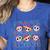 Teach Teacher Dia De Los Muertos Day Of The Dead Sugar Skull Women's Heather T-Shirt Heather True Royal
