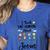 I Teach Tiny Humans About Jesus Sunday School Teacher Women's Heather T-Shirt Heather True Royal I Teach Tiny Humans About Jesus Sunday School Teacher Women's Heather T-Shirt Heather True Royal