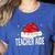 Teacher Aide Christmas Women Family Matching Group Xmas Women's Heather T-Shirt Heather True Royal Teacher Aide Christmas Women Family Matching Group Xmas Women's Heather T-Shirt Heather True Royal