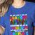 Teacher We Are Like A Box Of Crayons Back To School Women's Heather T-Shirt Heather True Royal