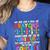 Teacher We Are Like a Box Of Crayons For Men Women Kids Women's Heather T-Shirt Heather True Royal Teacher We Are Like a Box Of Crayons For Men Women Kids Women's Heather T-Shirt Heather True Royal