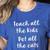 Teacher Cat Lover Mom Teach All The Kids Pet All The Cats Women's Heather T-Shirt Heather True Royal Teacher Cat Lover Mom Teach All The Kids Pet All The Cats Women's Heather T-Shirt Heather True Royal