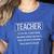 Teacher Definition Teacher Women's Heather T-Shirt Heather True Royal Teacher Definition Teacher Women's Heather T-Shirt Heather True Royal