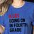 Teacher A Lot Going On In Fourth Grade Back To School Women's Heather T-Shirt Heather True Royal