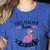 This Teacher Loves Her Flock Cute Flamingo Teacher Women's Heather T-Shirt Heather True Royal This Teacher Loves Her Flock Cute Flamingo Teacher Women's Heather T-Shirt Heather True Royal