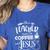 This Teacher Runs On Coffee And Jesus T Shirt Christian Tees Women's Heather T-Shirt Heather True Royal