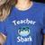 Teacher Shark Teacher For Men Women Women's Heather T-Shirt Heather True Royal
