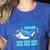Teacher Shark Do Your Work Women's Heather T-Shirt Heather True Royal