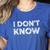 Teacher Shirts I Don't Know Idea For Teachers & Workers Adults - Small Short Sleeve Women's Heather T-Shirt Heather True Royal Teacher Shirts I Don't Know Idea For Teachers & Workers Adults - Small Short Sleeve Women's Heather T-Shirt Heather True Royal