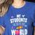 Teacher Tee My Students Are Out Of This World Space Women's Heather T-Shirt Heather True Royal Teacher Tee My Students Are Out Of This World Space Women's Heather T-Shirt Heather True Royal