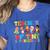 Teacher Of Tiny Superheroes Teach 100th Day Of School Women's Heather T-Shirt Heather True Royal Teacher Of Tiny Superheroes Teach 100th Day Of School Women's Heather T-Shirt Heather True Royal