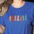 Teacher Word In Sign Language Awareness ASL Back To School Women's Heather T-Shirt Heather True Royal Teacher Word In Sign Language Awareness ASL Back To School Women's Heather T-Shirt Heather True Royal