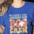 Teachers Aide Boo Crew Ghost Groovy Halloween For Women Women's Heather T-Shirt Heather True Royal Teachers Aide Boo Crew Ghost Groovy Halloween For Women Women's Heather T-Shirt Heather True Royal