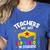 Teachers Are Just Superheroes In Disguise School Women Men Women's Heather T-Shirt Heather True Royal Teachers Are Just Superheroes In Disguise School Women Men Women's Heather T-Shirt Heather True Royal