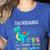 Teachersaurus Like A Normal Teacher But More Awesome Women's Heather T-Shirt Heather True Royal