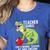 Teachersaurus Rex Dinosaur Like A Normal Teacher Saurus Women's Heather T-Shirt Heather True Royal Teachersaurus Rex Dinosaur Like A Normal Teacher Saurus Women's Heather T-Shirt Heather True Royal