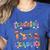 Teaching Future Leaders Otter Back To School Teacher Women's Heather T-Shirt Heather True Royal