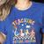 Teaching Future Leaders Teacher Back To School Cute Goose Women's Heather T-Shirt Heather True Royal