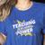TEACHING IS MY SUPER POWER Teacher Appreciation Women's Heather T-Shirt Heather True Royal TEACHING IS MY SUPER POWER Teacher Appreciation Women's Heather T-Shirt Heather True Royal