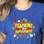 Teaching Is My Superpower Retro Comic Teacher Women's Heather T-Shirt Heather True Royal Teaching Is My Superpower Retro Comic Teacher Women's Heather T-Shirt Heather True Royal