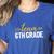 Team 6th Grade Hello Sixth Grade Crew Squad Teacher Kids Women's Heather T-Shirt Heather True Royal
