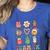 Team TK Teacher Christmas Groovy Smile Face Girl Boy Kid TK Women's Heather T-Shirt Heather True Royal Team TK Teacher Christmas Groovy Smile Face Girl Boy Kid TK Women's Heather T-Shirt Heather True Royal