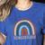 Technology Teacher Rainbow Appreciation Day Back To School For Men Women Women's Heather T-Shirt Heather True Royal Technology Teacher Rainbow Appreciation Day Back To School For Men Women Women's Heather T-Shirt Heather True Royal