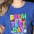 Testing Day Bruh It’s Test Day You Got This Teacher Student Women's Heather T-Shirt Heather True Royal Testing Day Bruh It’s Test Day You Got This Teacher Student Women's Heather T-Shirt Heather True Royal