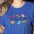 TGIF Teacher Alphabet Kindergarten Teacher Appreciation Women's Heather T-Shirt Heather True Royal