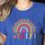 TGIF Teacher Appreciation Alphabet Thank God It's Friday For Men Women Girls Kids Women's Heather T-Shirt Heather True Royal