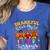 Thankful For My 1st Grade Turkeys Thanksgiving Teacher Fall Women's Heather T-Shirt Heather True Royal Thankful For My 1st Grade Turkeys Thanksgiving Teacher Fall Women's Heather T-Shirt Heather True Royal