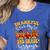 Thankful For My 2nd Grade Turkeys Thanksgiving Teacher Fall Women's Heather T-Shirt Heather True Royal Thankful For My 2nd Grade Turkeys Thanksgiving Teacher Fall Women's Heather T-Shirt Heather True Royal