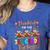 Thankful For My 3rd Grade Turkeys Thanksgiving Teacher Kids Women's Heather T-Shirt Heather True Royal Thankful For My 3rd Grade Turkeys Thanksgiving Teacher Kids Women's Heather T-Shirt Heather True Royal