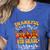 Thankful For My 5th Grade Turkeys Thanksgiving Teacher Fall Women's Heather T-Shirt Heather True Royal Thankful For My 5th Grade Turkeys Thanksgiving Teacher Fall Women's Heather T-Shirt Heather True Royal