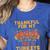 Thankful For My Pre K Turkeys Teacher Thanksgiving Men Women Women's Heather T-Shirt Heather True Royal