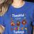 Thankful For My Prek Turkeys In Masks Thanksgiving Teacher For Men Women Women's Heather T-Shirt Heather True Royal
