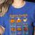 Thankful Syllables Thanksgiving Phonics Reading Teacher Fall Women's Heather T-Shirt Heather True Royal Thankful Syllables Thanksgiving Phonics Reading Teacher Fall Women's Heather T-Shirt Heather True Royal
