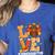 Thanksgiving Love Kindergarten Teacher Turkey Autumn Fall Women's Heather T-Shirt Heather True Royal