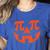 Thanksgiving Math Teacher Pumpkin Pi Pie Math Costume Women's Heather T-Shirt Heather True Royal Thanksgiving Math Teacher Pumpkin Pi Pie Math Costume Women's Heather T-Shirt Heather True Royal