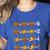 Thanksgiving Order Of Operations Thanksgiving Math Teacher Women's Heather T-Shirt Heather True Royal