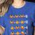 Thanksgiving Order Of Operations Quiz Math Teacher Life Women's Heather T-Shirt Heather True Royal