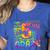 Tie Dye 5th Grade Typography Team Fifth Grade Teacher For Men Women Girls Kids Women's Heather T-Shirt Heather True Royal Tie Dye 5th Grade Typography Team Fifth Grade Teacher For Men Women Girls Kids Women's Heather T-Shirt Heather True Royal